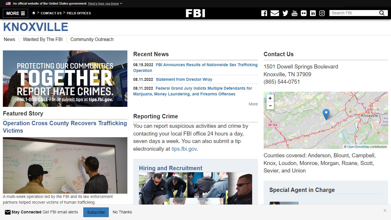 Knoxville — FBI